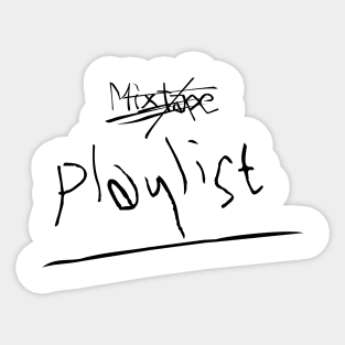 RM PLAYLIST 'MONO' (BTS) Sticker